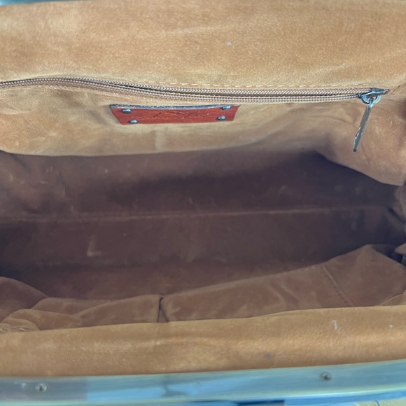 PATRICIA NASH Mia Multi Floral Leather Framed Clutch Crossbody Shoulder Bag NWT - Picture 10 of 13